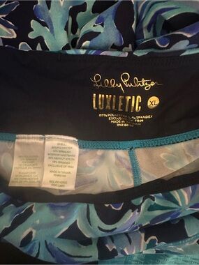 Lilly Pulitzer Luxletic Blue Floral Sports Bra
